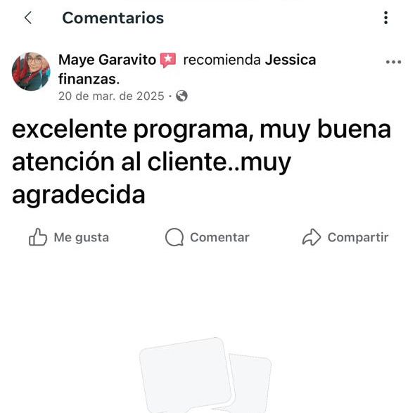 Testimonio de cliente 2 en WhatsApp