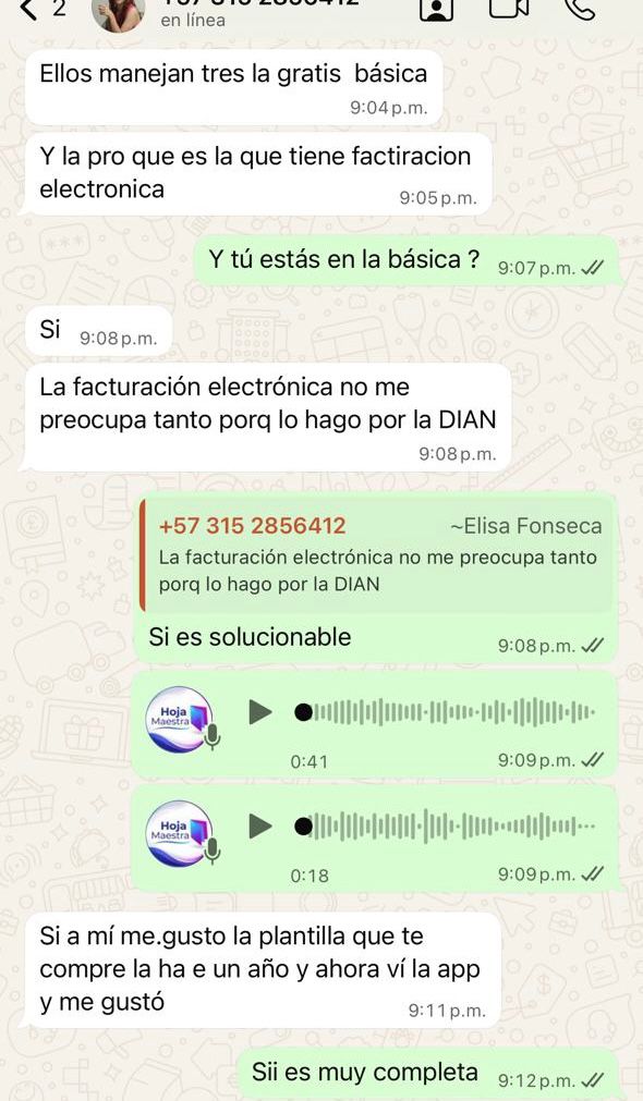 Testimonio de cliente 6 en WhatsApp
